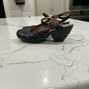 Miz Mooz Women’s Black Slingback Heels - Classic Comfort